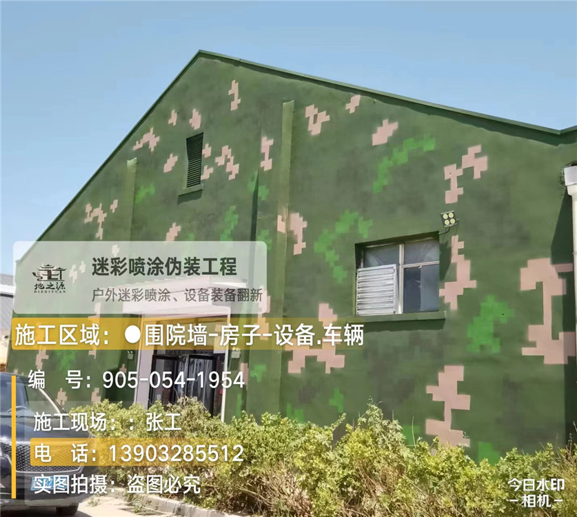 屯昌外墙数码迷彩漆施工报价清单（100㎡标准墙面测算）